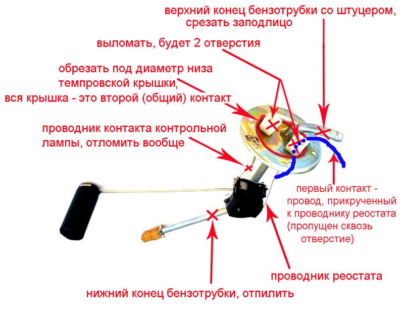 Бензобак автомобиля: модуль насоса