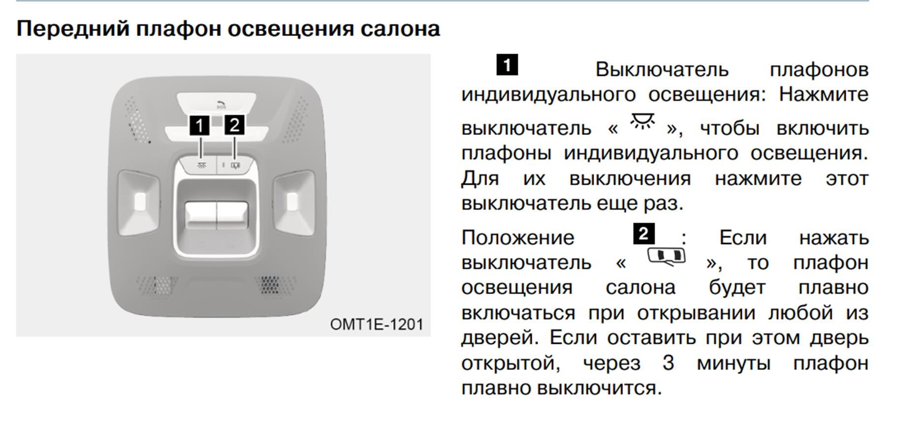 Режимы плафона и охват отказа