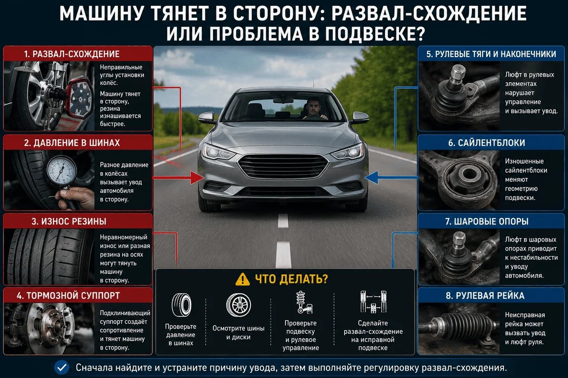 Плохо тянет в гору: как отличить от троения