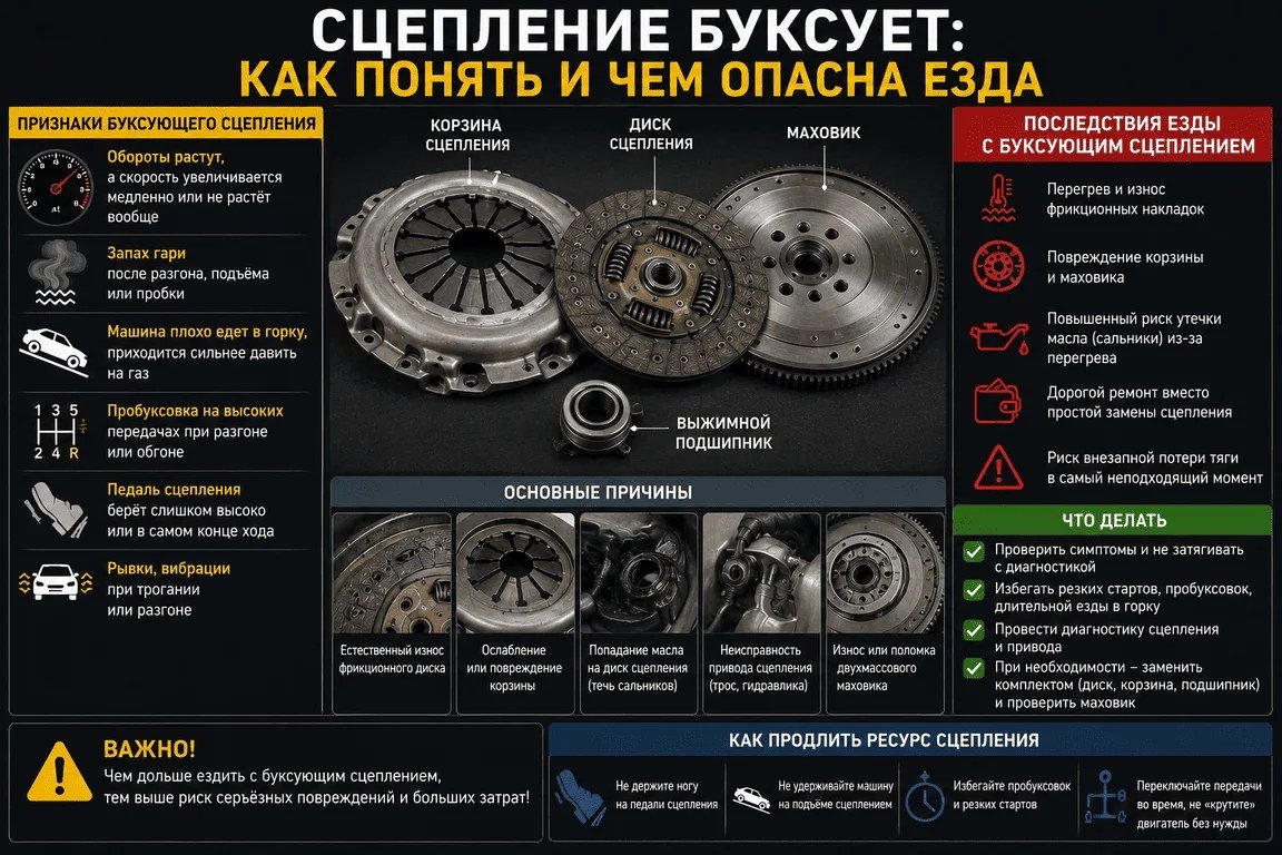 Главный цилиндр сцепления: бачок жидкости
